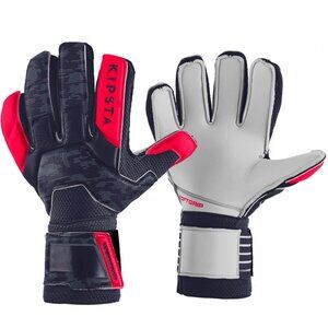 NEW ADULT MEN'S ** KIPSTA F-500 PRO GLOVES MENS SIZE 11 SOFTGRIP (BLACK/RED)